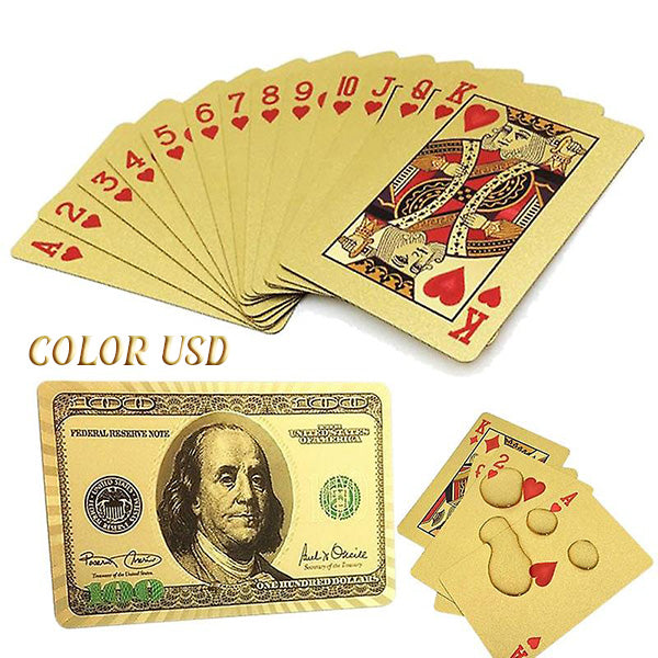 Cithway™ Gold Foil Deluxe Poker Card