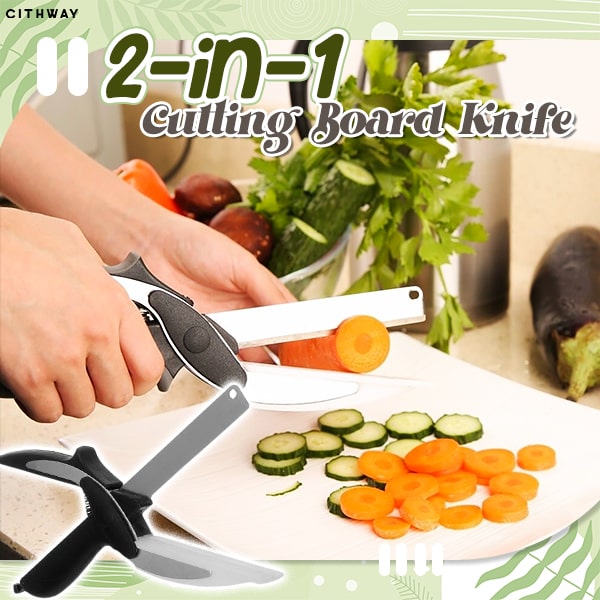 Cithway™ Multifunctional 2-in-1 Food Chopping Knife