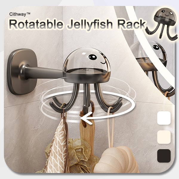 Cithway™ Multi-Functional 360° Rotating Jellyfish Hook Rack