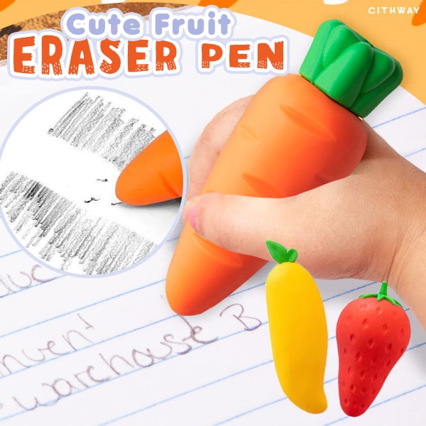 Cithway™ Extra-Large Fruit Pencil Eraser