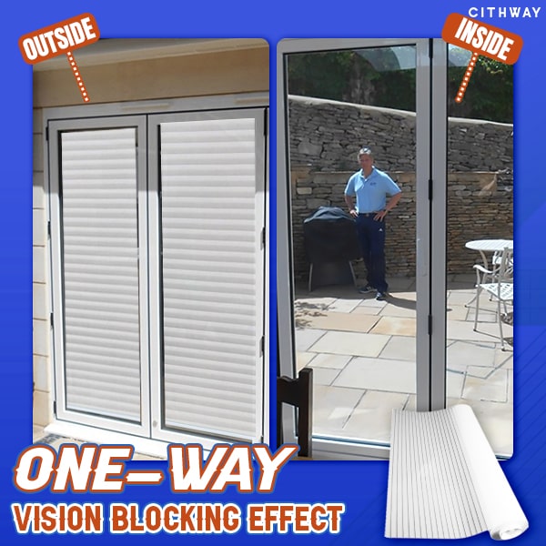 Cithway™ One-Way Imitation Blinds Privacy Window Cover