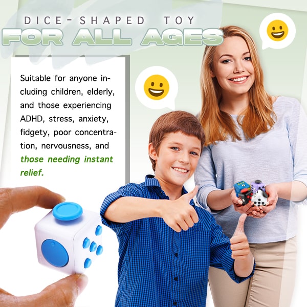 Anti-Stress Fidget Dice Toy