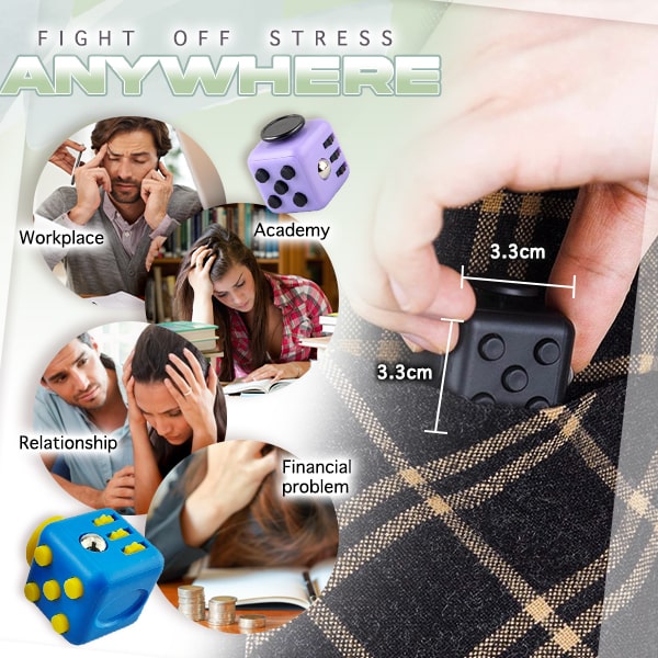Anti-Stress Fidget Dice Toy