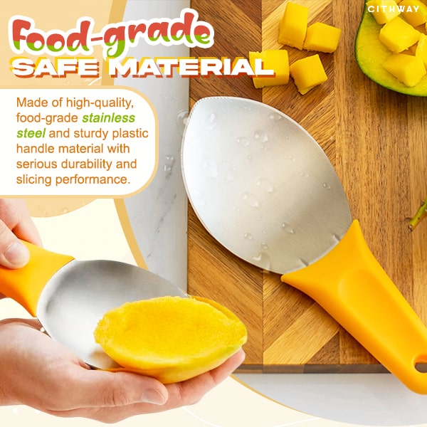 Cithway™ Multi-Purpose Mango Slicer Scooping Spoon