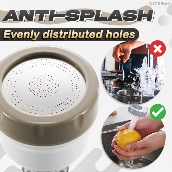 Cithway™ 360° Rotating Water-Saving Faucet Nozzle Aerator