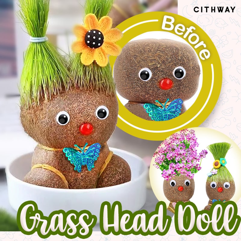 Cithway™ Grass Head Doll