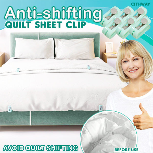 Anti-shifting Non-piercing Quilt Sheet Clip
